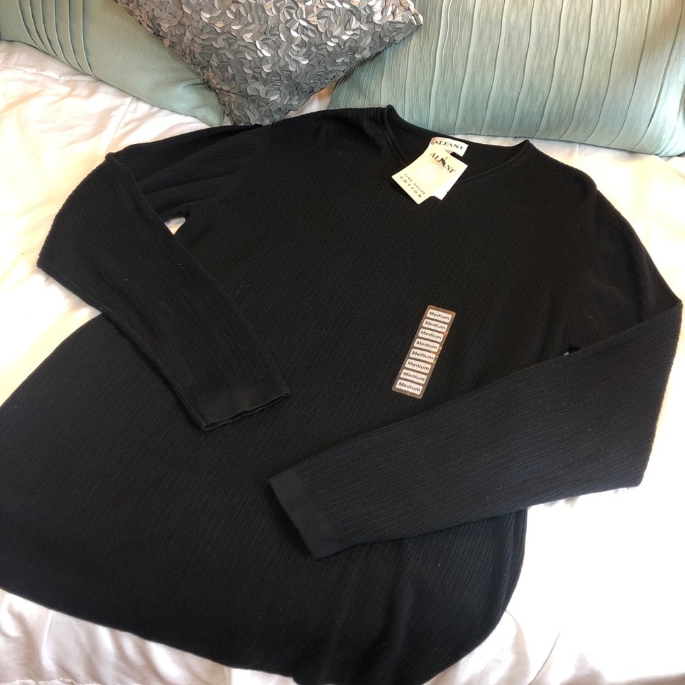NWT Alfani men’s medium ribbed long sleeve shirt